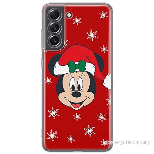 ERT GROUP mobiltelefonfodral för Samsung S21 FE originalt och officiellt licensierat Disney mönster Minnie 061 optimalt anpassad till formen på mobiltelefonen, fodral tillverkad av TPU plast 5903932977240