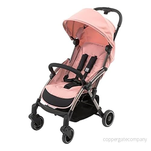 Chicco Cheerio Compact Baby Dog Barnvagn från 0 till 15 kg, ultralätt, hopfällbar och liggande med sovläge, automatisk stängning, parasoll regnskydd, Blossom, svart 8058664139699