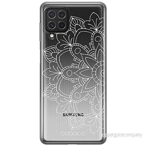 ERT GROUP mobiltelefonfodral för Samsung F62 / M62 originalt och officiellt licensierat Babaco mönster Mandalas 005 Vit optimalt anpassad till formen på mobiltelefonen, gedeeltelijk transparant 5904805836695
