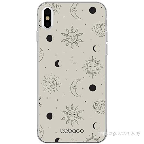 ERT GROUP mobiltelefonfodral för Apple Iphone XS Max originalt och officiellt licensierat Babaco mönster Space 001 Vit optimalt anpassad till formen på mobiltelefonen, fodral tillverkad av TPU plast 5903932238877