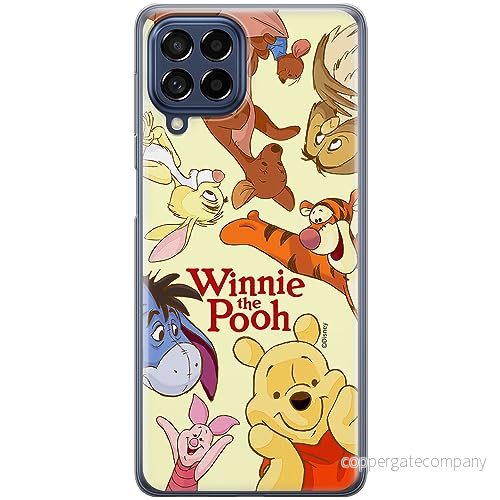 ERT GROUP mobiltelefonfodral för Samsung M33 5G originalt och officiellt licensierat Disney mönster Winnie the Pooh & Friends 046 anpassad till formen på mobiltelefonen, fodral tillverkad av TPU plast 5905795044725