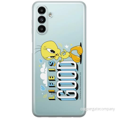ERT GROUP mobiltelefonfodral för Samsung A13 5G/ A04s originalt och officiellt licensierat Looney Tunes mönster Tweety 016 optimalt anpassad till formen på mobiltelefonen, gedeeltelijk transparant 5905795099688