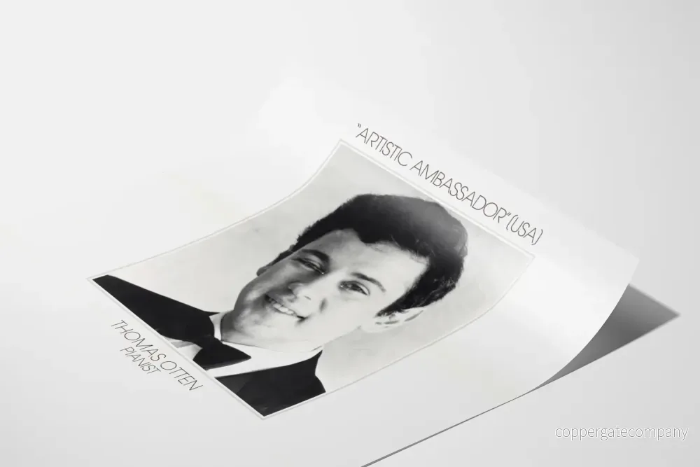 Poster porträtt av Thomas Otten, pianist, konstnärlig ambassadör i USA - Bild 3