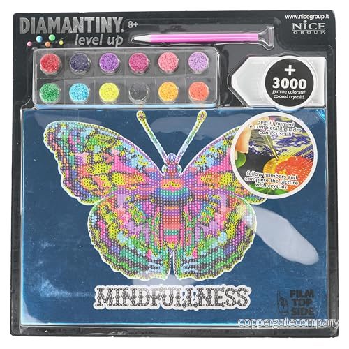 DIAMANTINY Level Up Nice Group Creative Art, Diamond Painting Kit skapar mosaik, POP, Fjäril 8056779960115