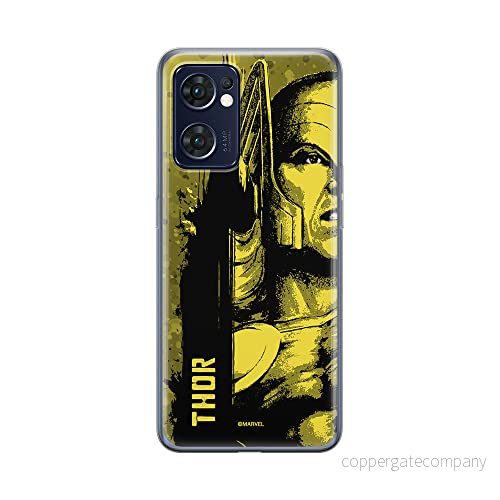 ERT GROUP mobiltelefonfodral för Oppo RENO 7 5G originalt och officiellt licensierat Marvel mönster Thor 001 optimalt anpassad till formen på mobiltelefonen, fodral tillverkad av TPU plast 5905511303570