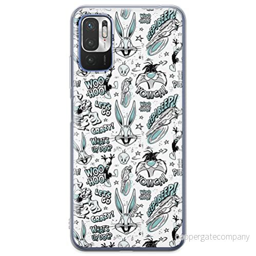 ERT GROUP mobiel telefoonhoesje voor Xiaomi REDMI NOTE 10 5G / POCO M3 PRO origineel en officieel erkend Looney Tunes patroon 004, hoesje is gemaakt van TPU 5904805611223