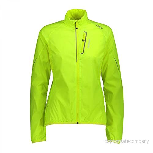 CMP F.LLI Campagnolo dam ultralätt, vindtät och vattenavvisande jacka Yellow Fluo D42 8055199220779