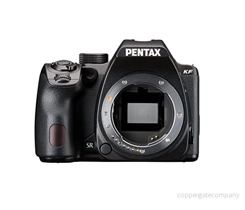 Pentax KF APS C digital SLR kamerahus, dammtät och väderskyddad med vinklingsbar LCD skärm, svart, 24mm 27075305069
