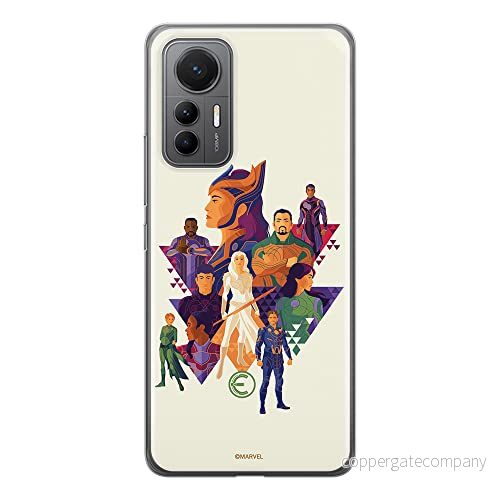 ERT GROUP mobiltelefonfodral för Xiaomi 12 LITE originalt och officiellt licensierat Marvel mönster Eternals 007 optimalt anpassad till formen på mobiltelefonen, fodral tillverkad av TPU plast 5905511508074
