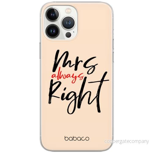 ERT GROUP mobiltelefonfodral för Samsung S9 PLUS originalt och officiellt licensierat Babaco mönster Mrs Right 001 Vit optimalt anpassad till formen på mobiltelefonen, fodral tillverkad av TPU plast 5904805048746