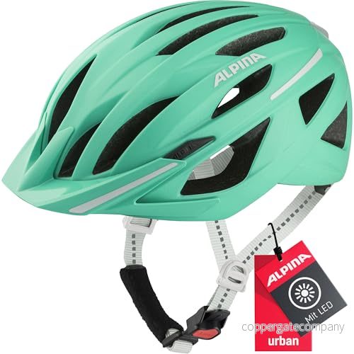 ALPINA Unisex Vuxna, HAGA Cykelhjälm, turqouise matt, 51 56 cm 4003692315335