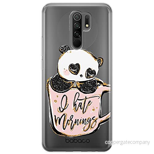 ERT GROUP mobiltelefonfodral för Xiaomi REDMI 9 originalt och officiellt licensierat Babaco mönster Panda 005 optimalt anpassad till formen på mobiltelefonen, gedeeltelijk transparant 5904805417023