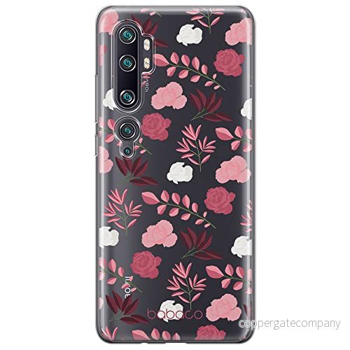 ERT GROUP mobiltelefonfodral för Xiaomi MI NOTE 10 / PRO originalt och officiellt licensierat Babaco mönster Flowers 020 anpassad till formen på mobiltelefonen, gedeeltelijk transparant 5903932641196