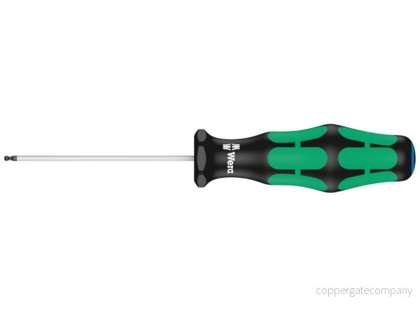 Wera 352 ball end screwdriver for hexagon socket screws 2.5 mm x 4013288003768