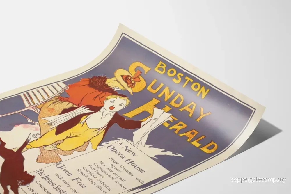 Vintageposter Boston Sunday Herald En ny operahus - Bild 3