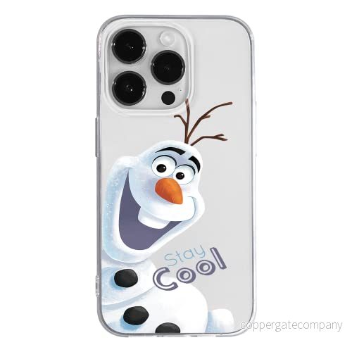 ERT GROUP mobiltelefonfodral för Apple Iphone 14 PRO originalt och officiellt licensierat Disney mönster Olaf 001 optimalt anpassad till formen på mobiltelefonen, gedeeltelijk transparant 5905131924438