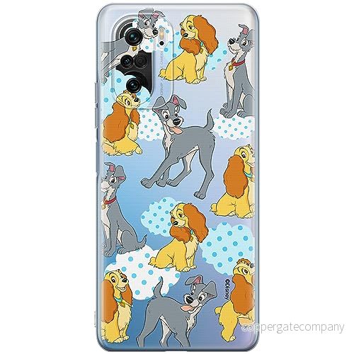 ERT GROUP mobiltelefonfodral för Xiaomi MI 11i/ REDMI K40/K40 PRO/POCO F3/ F3 PRO originalt och officiellt licensierat Disney mönster Lady and the Tramp 004, gedeeltelijk transparant 5905511889913