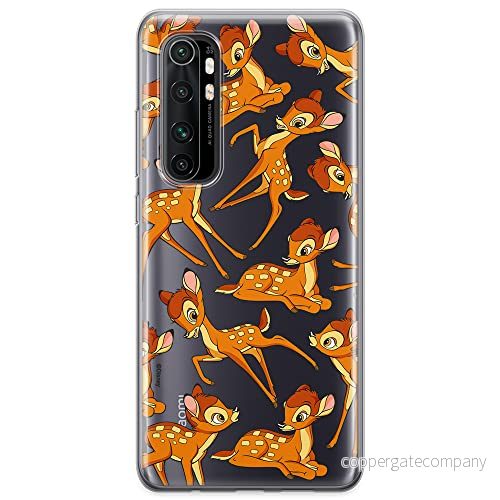 ERT GROUP mobiltelefonfodral för Xiaomi MI NOTE 10 Lite originalt och officiellt licensierat Disney mönster Bambi 017 optimalt anpassad till formen på mobiltelefonen, gedeeltelijk transparant 5905131799166