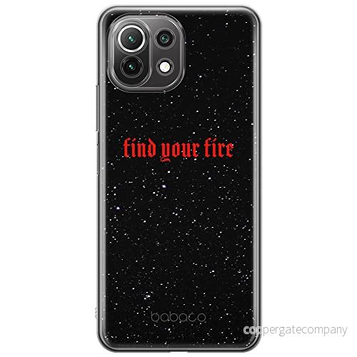 ERT GROUP mobiltelefonfodral för Xiaomi 11 LITE 4G/5G originalt och officiellt licensierat Babaco mönster Find your fire 002, fodral tillverkad av TPU plast 5903932888423