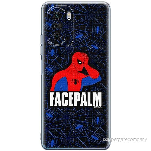 ERT GROUP mobiltelefonfodral för Xiaomi MI 11i/ REDMI K40/K40 PRO/POCO F3/ F3 PRO originalt och officiellt licensierat Marvel mönster Spider Man 029, fodral tillverkad av TPU plast 5905795006563
