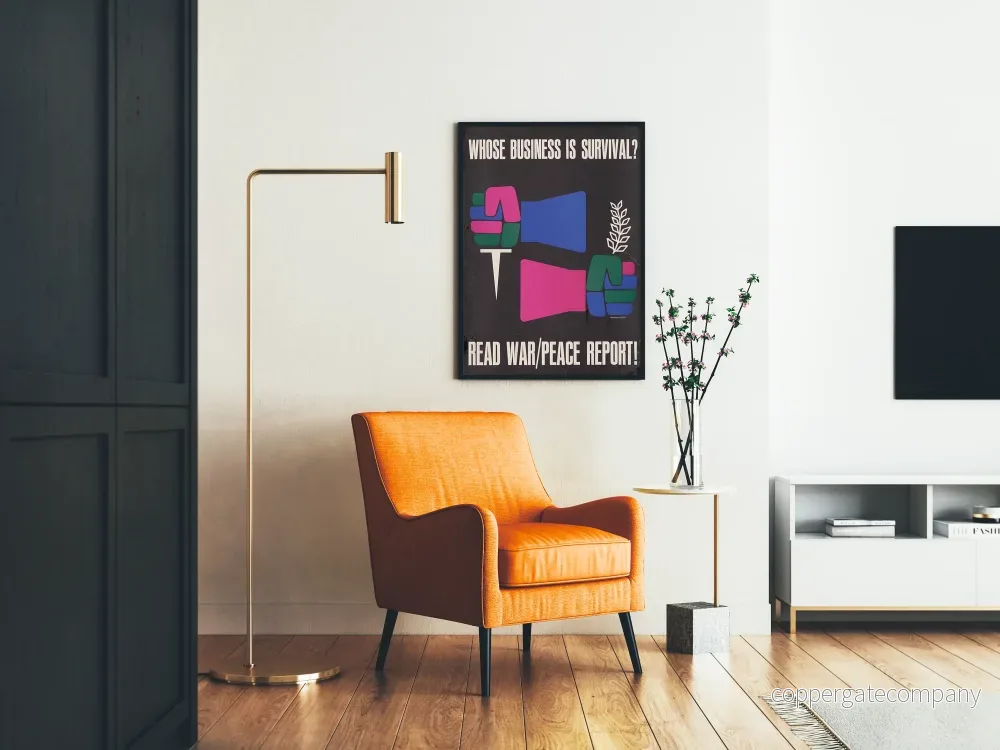 Väggposter "Whose Business is Survival" – Grafisk stil och visuellt intryck - Bild 2