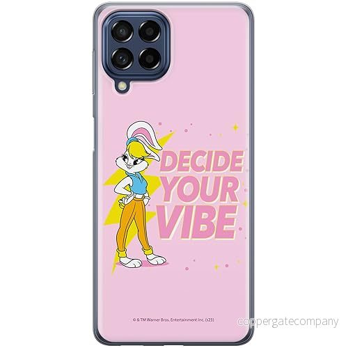 ERT GROUP mobiltelefonfodral för Samsung M53 5G originalt och officiellt licensierat Looney Tunes mönster Lola 006 optimalt anpassad till formen på mobiltelefonen, fodral tillverkad av TPU plast 5905795069254