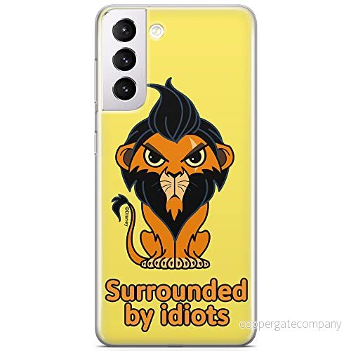 ERT GROUP mobiltelefonfodral för Samsung S21 PLUS originalt och officiellt licensierat Disney mönster Scar 001 optimalt anpassad till formen på mobiltelefonen, fodral tillverkad av TPU plast 5905131441928