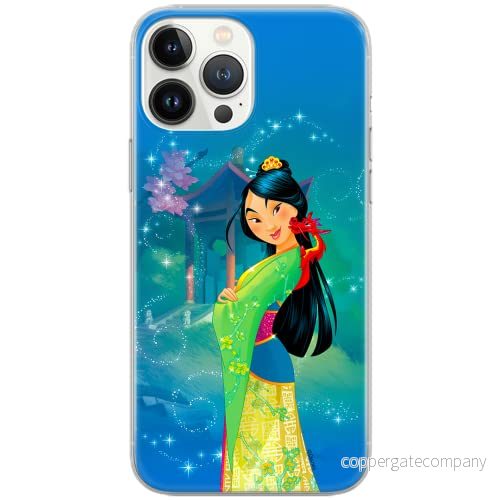 ERT GROUP mobiltelefonfodral för Apple Iphone XS Max originalt och officiellt licensierat Disney mönster Mulan 001 Vit optimalt anpassad till formen på mobiltelefonen, fodral tillverkad av TPU plast 5903040706459