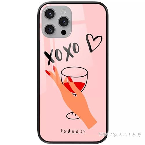 ERT GROUP mobiltelefonfodral för Apple Iphone 13 originalt och officiellt licensierat Babaco mönster XOXO 001 tillverkad av härdat glas, skyddsfodral 5904805870422