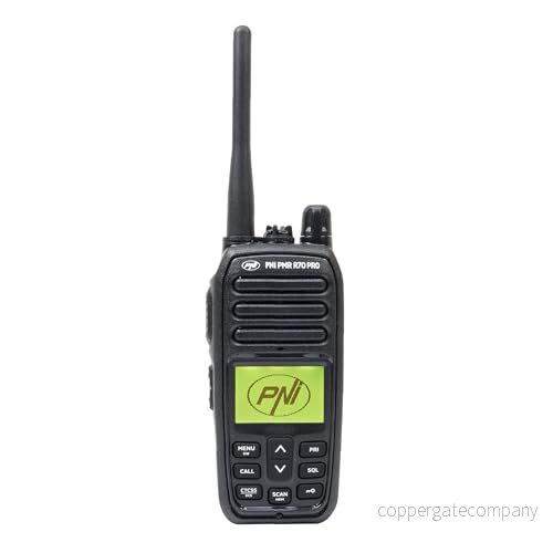 Bärbar radiostation PNI PMR R70 PRO 446MHz, 16CH 0.5W, 99 PC programmerbara kanaler, 50 CTCSS och 166 DCS toner, IP67, ingen licens krävs 5949066531040