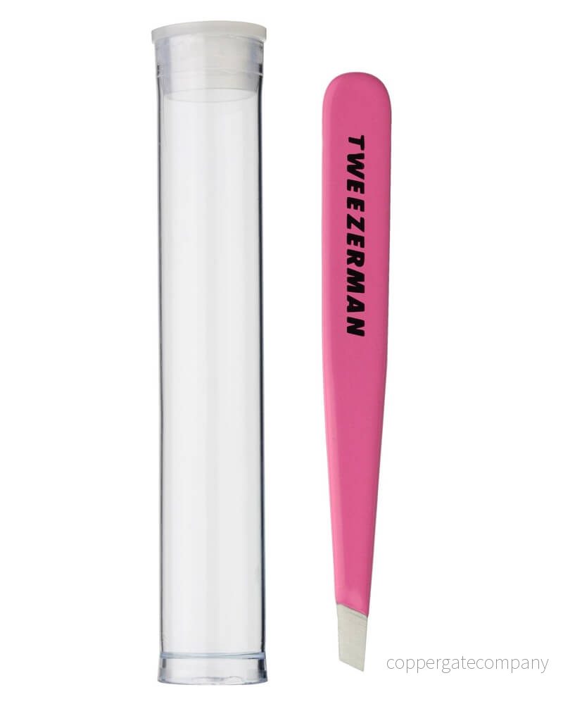 Tweezerman Mini Slant Tweezer - Hårborttagningsverktyg Rosa One Size 38097124835