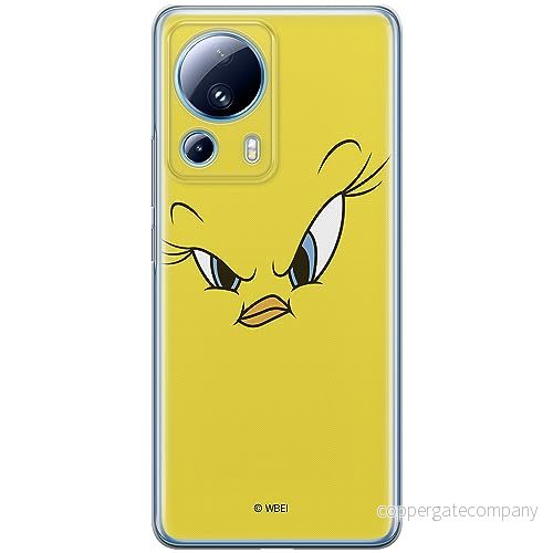 ERT GROUP mobiltelefonfodral för Xiaomi 13 LITE/CIVI 2 originalt och officiellt licensierat Looney Tunes mönster Tweety 001 anpassad till formen på mobiltelefonen, fodral tillverkad av TPU plast 5905511920432