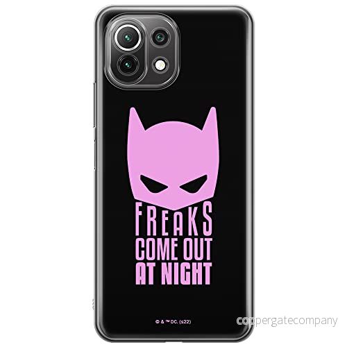 ERT GROUP mobiltelefonfodral för Xiaomi 11 LITE 4G/5G originalt och officiellt licensierat DC mönster Batman 052, fodral tillverkad av TPU plast 5905131546524