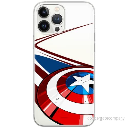 ERT GROUP mobiltelefonfodral för Samsung S20 PLUS / S11 originalt och officiellt licensierat Marvel mönster Captain America 008 Vit anpassad till formen på mobiltelefonen, gedeeltelijk transparant 5903537496207