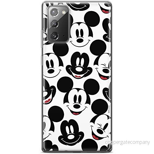 ERT GROUP mobiltelefonfodral för Samsung GALAXY NOTE 20 originalt och officiellt licensierat Disney mönster Mickey 018 optimalt anpassad till formen på mobiltelefonen, fodral tillverkad av TPU plast 5903040449479