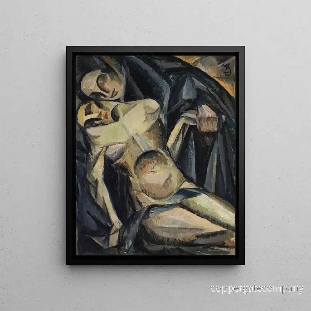 Målning Komposition : Pietà - Jan Yznowski | Konsttryck