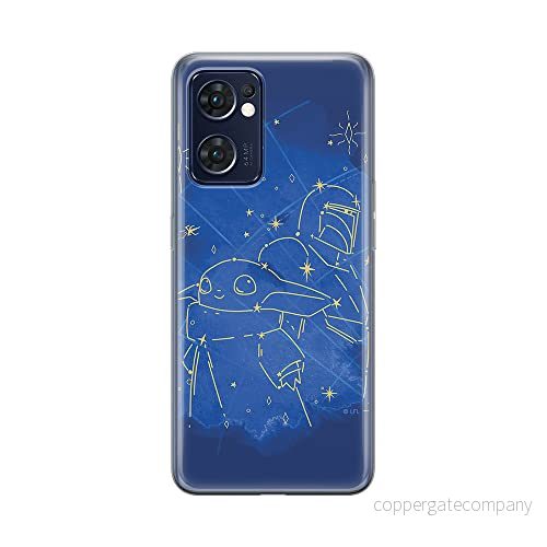 ERT GROUP mobiltelefonfodral för Oppo RENO 7 5G originalt och officiellt licensierat Star Wars mönster Baby Yoda 023 optimalt anpassad till formen på mobiltelefonen, fodral tillverkad av TPU plast 5905511313371