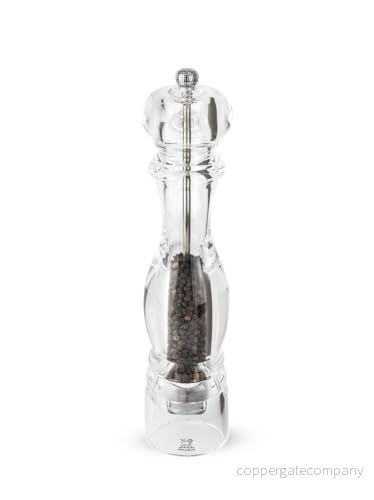 PEUGEOT Nancy manuell pepparkvarn, klassisk slipgradinställning, höjd: 30 cm, akryl, transparent, 900830 4006950012182