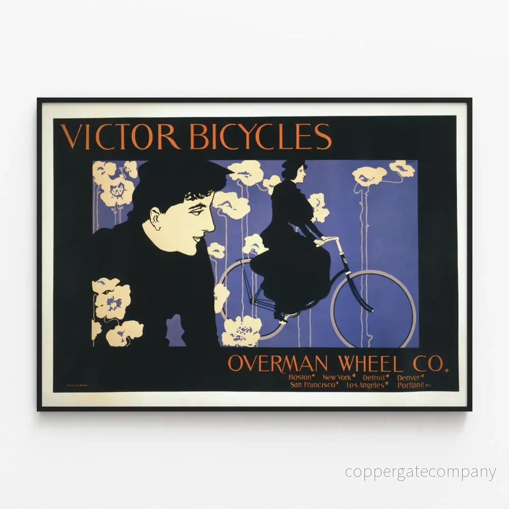 Victor Bicycles stil vintage poster för väggdekoration Victor Bicycles stil vintage poster för väggdekoration