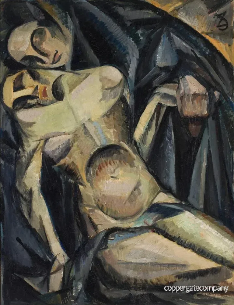 Målning Komposition : Pietà - Jan Yznowski | Konsttryck - Bild 2