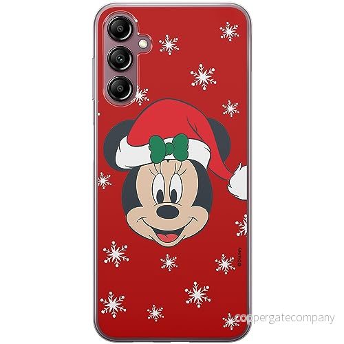 ERT GROUP mobiltelefonfodral för Samsung A14 4G/5G originalt och officiellt licensierat Disney mönster Minnie 061 optimalt anpassad till formen på mobiltelefonen, fodral tillverkad av TPU plast 5905511817749