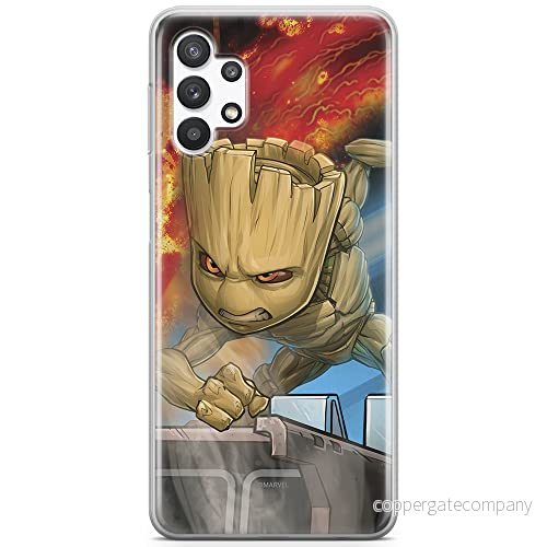 ERT GROUP mobiltelefonfodral för Samsung A32 5G originalt och officiellt licensierat Marvel mönster Groot 003 optimalt anpassad till formen på mobiltelefonen, fodral tillverkad av TPU plast 5903040056592