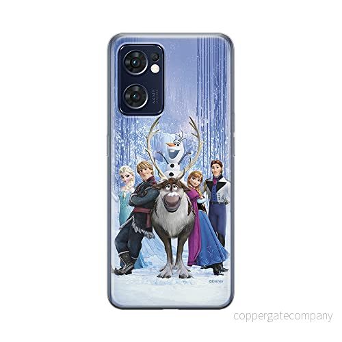 ERT GROUP mobiltelefonfodral för Oppo RENO 7 5G originalt och officiellt licensierat Disney mönster Frozen 001 optimalt anpassad till formen på mobiltelefonen, fodral tillverkad av TPU plast 5905511306106