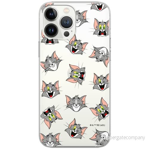 ERT GROUP mobiltelefonfodral för Huawei P30 Lite originalt och officiellt licensierat Tom and Jerry mönster 007 Vit optimalt anpassad till formen på mobiltelefonen, gedeeltelijk transparant 5904805258329