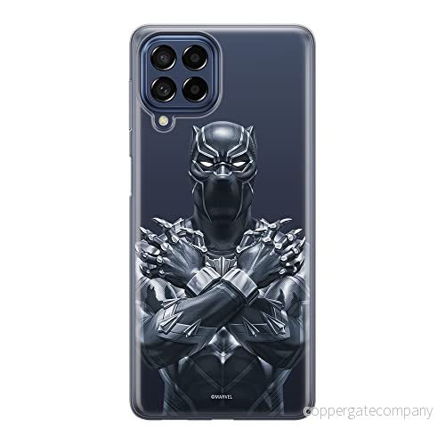 ERT GROUP mobiltelefonfodral för Samsung M53 5G originalt och officiellt licensierat Marvel mönster Black Panther 012 optimalt anpassad till formen på mobiltelefonen, gedeeltelijk transparant 5905511393823