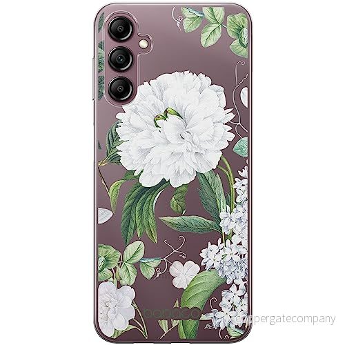 ERT GROUP mobiltelefonfodral för Samsung A14 4G/5G originalt och officiellt licensierat Babaco mönster Flowers 031 optimalt anpassad till formen på mobiltelefonen, gedeeltelijk transparant 5905511829278