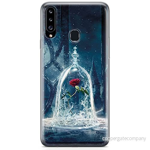 ERT GROUP mobiltelefonfodral för Samsung A20S originalt och officiellt licensierat Disney mönster Beauty and the Beast 002 anpassad till formen på mobiltelefonen, fodral tillverkad av TPU plast 5904805436505