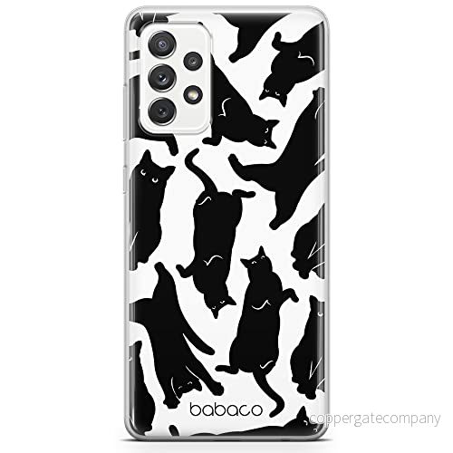 ERT GROUP mobiltelefonfodral för Samsung A73 5G originalt och officiellt licensierat Babaco mönster Cats 005 optimalt anpassad till formen på mobiltelefonen, fodral tillverkad av TPU plast 5905131102317