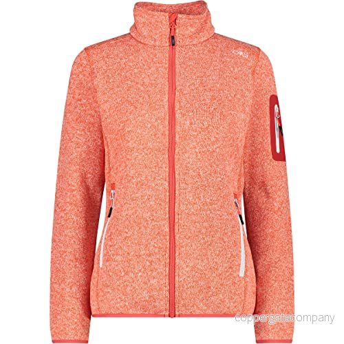 CMP Knit Tech jacka för kvinnor, Campari vit, 42 8059342760051