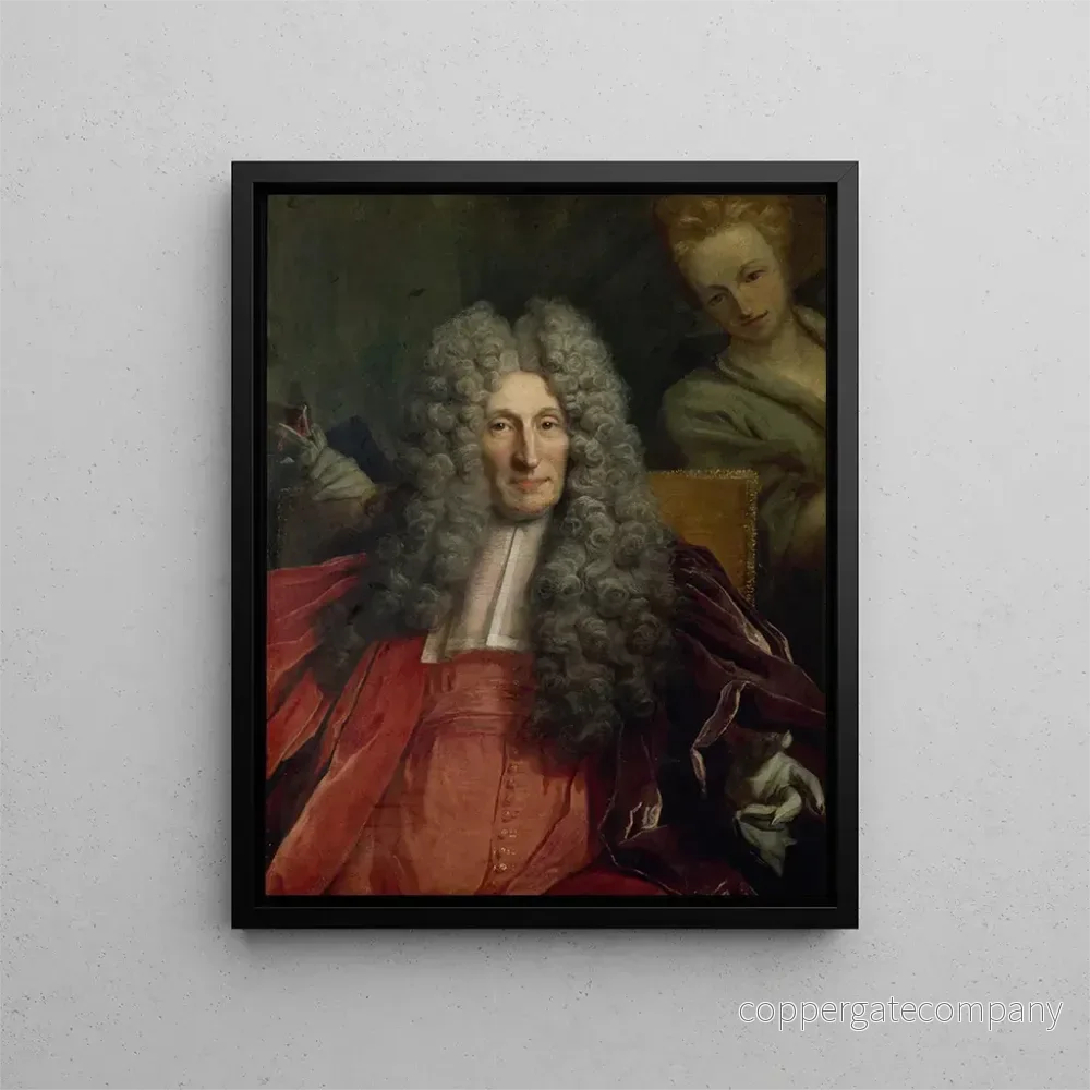 Målning av porträtt av Charles Boucher d’Orsay, ägd av privata samlare, 1700 – 1708 – Nicolas de Largillière | Konsttryck Målning av porträtt av Charles Boucher d’Orsay, ägd av privata samlare, 1700 – 1708 – Nicolas de Largillière | Konsttryck